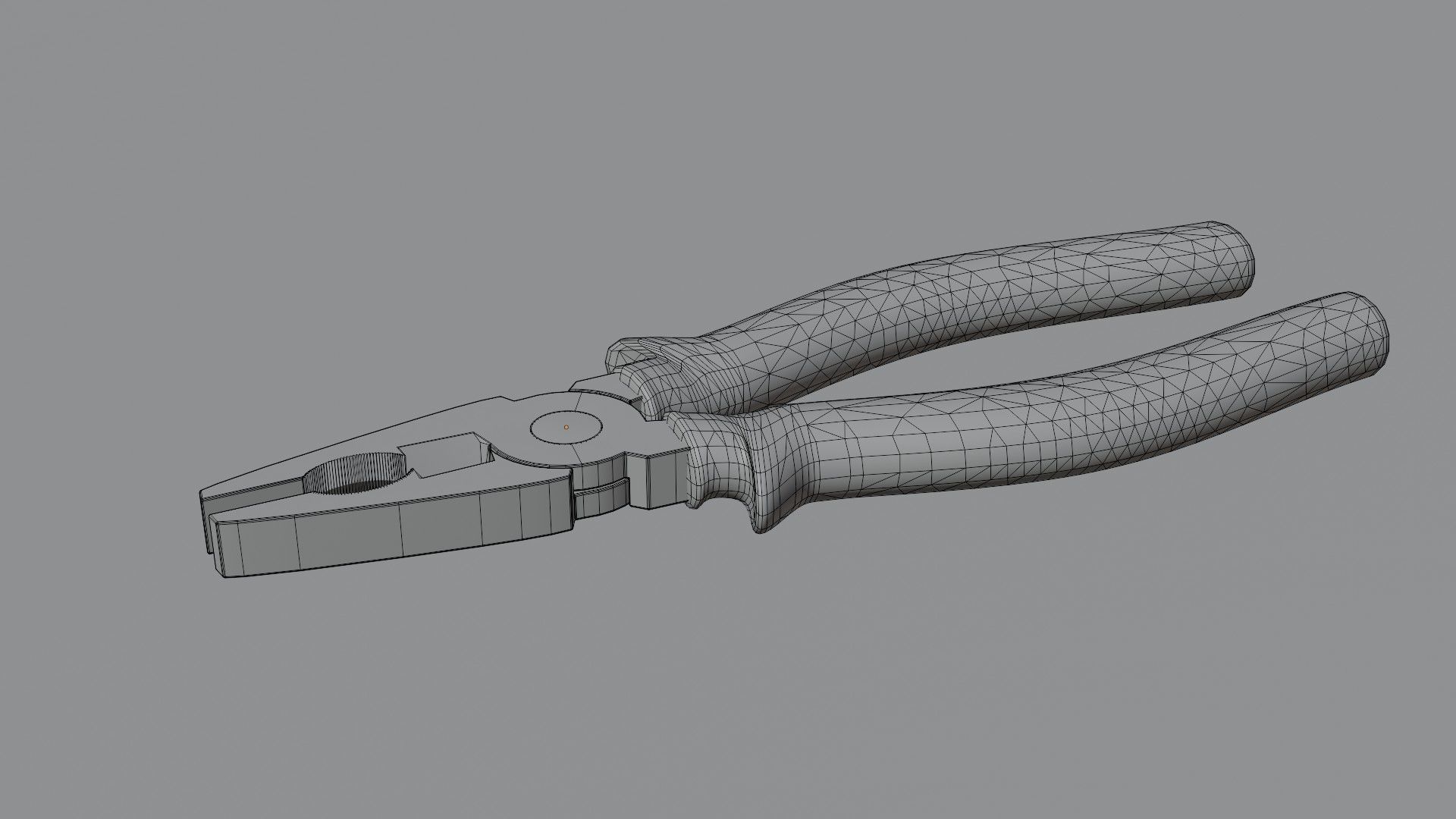 pliers Low-poly 3D model_9