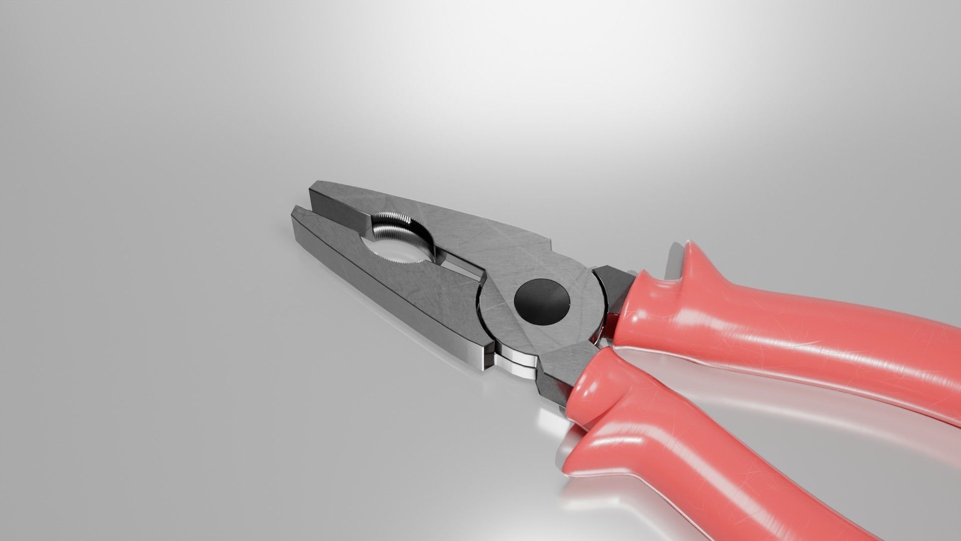 pliers Low-poly 3D model_7