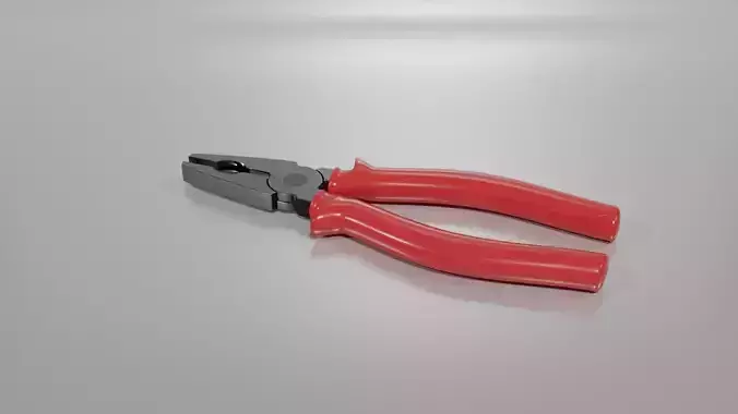 pliers Low-poly 3D model