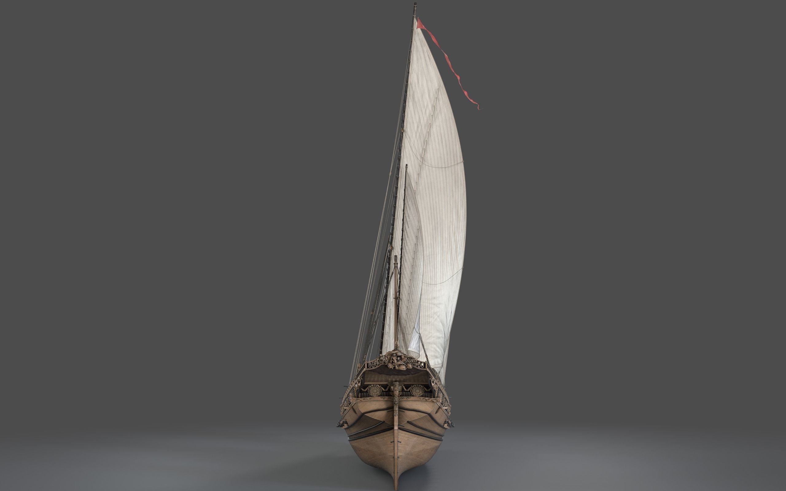 Chebec LeRequin Ship 3D model_5