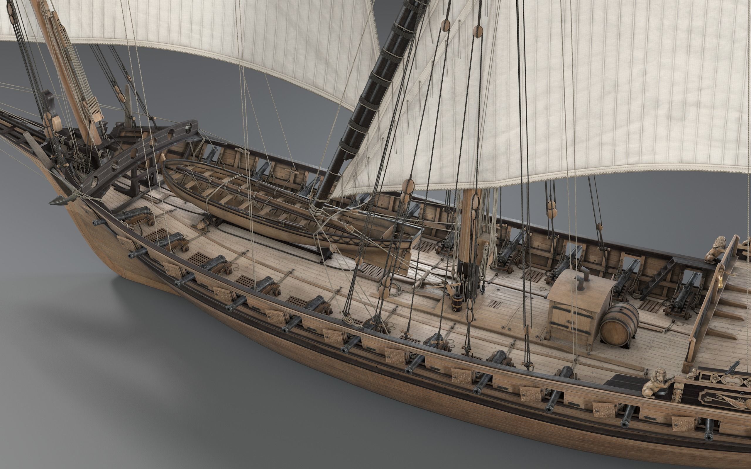Chebec LeRequin Ship 3D model_10
