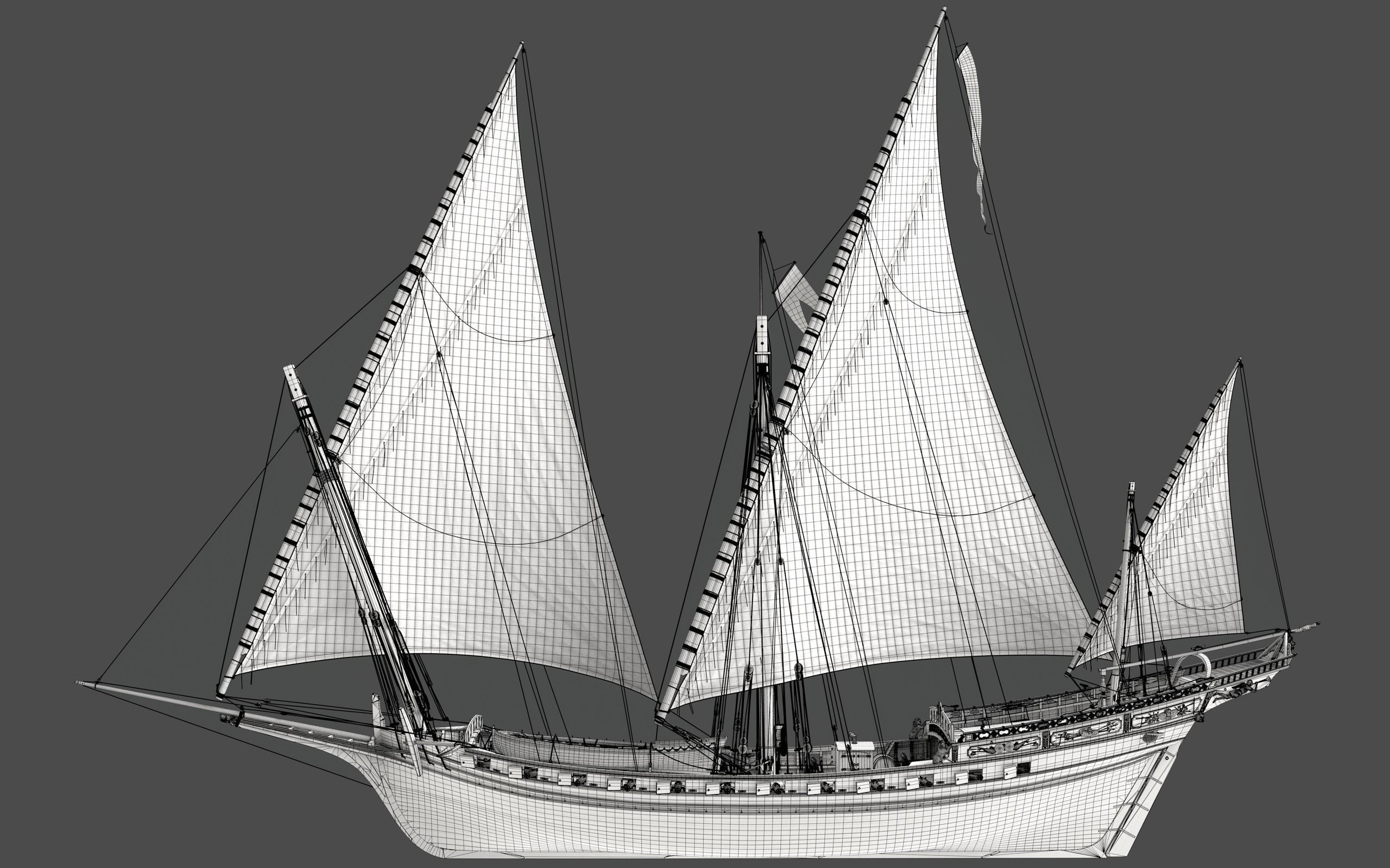 Chebec LeRequin Ship 3D model_16
