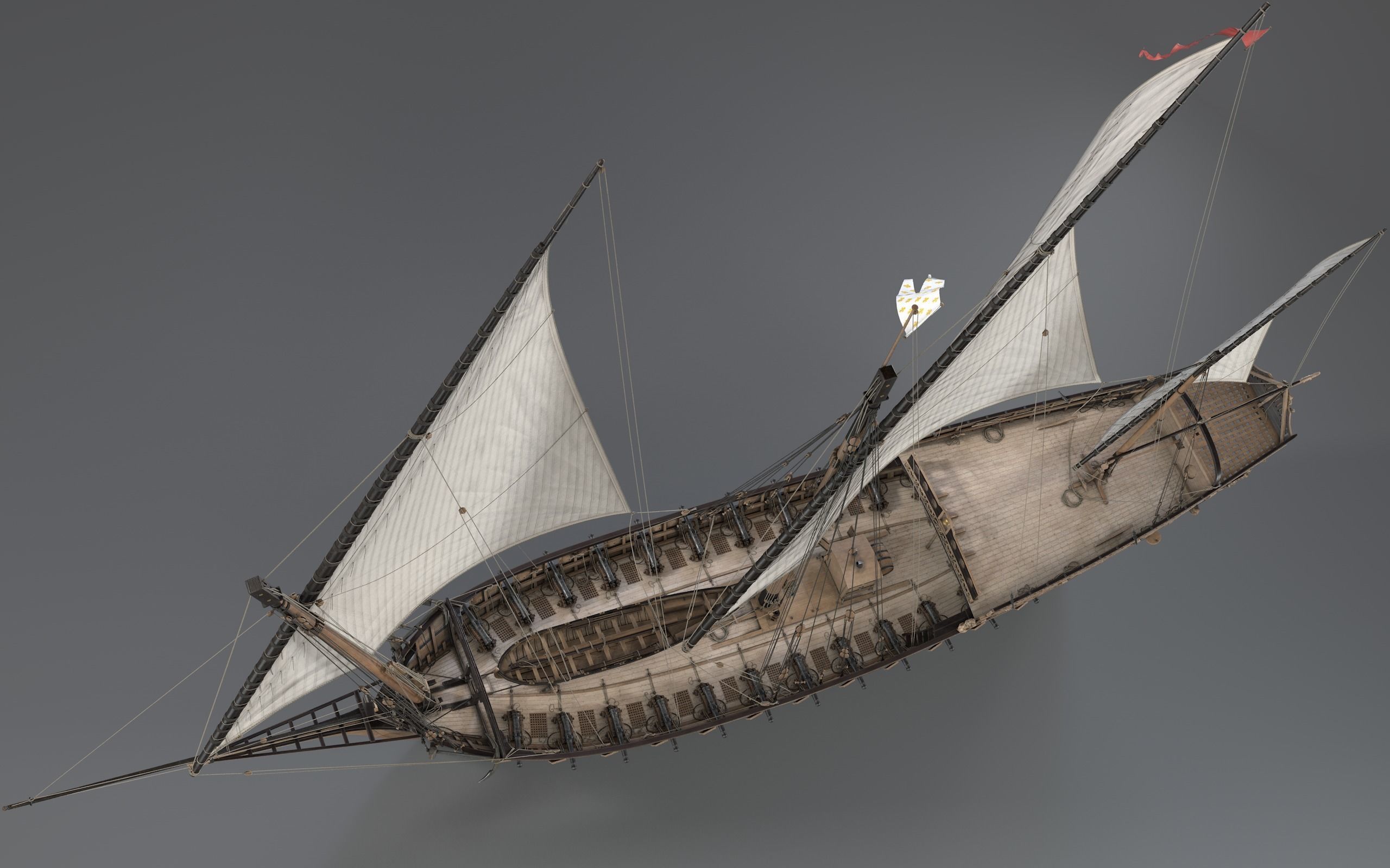 Chebec LeRequin Ship 3D model_6