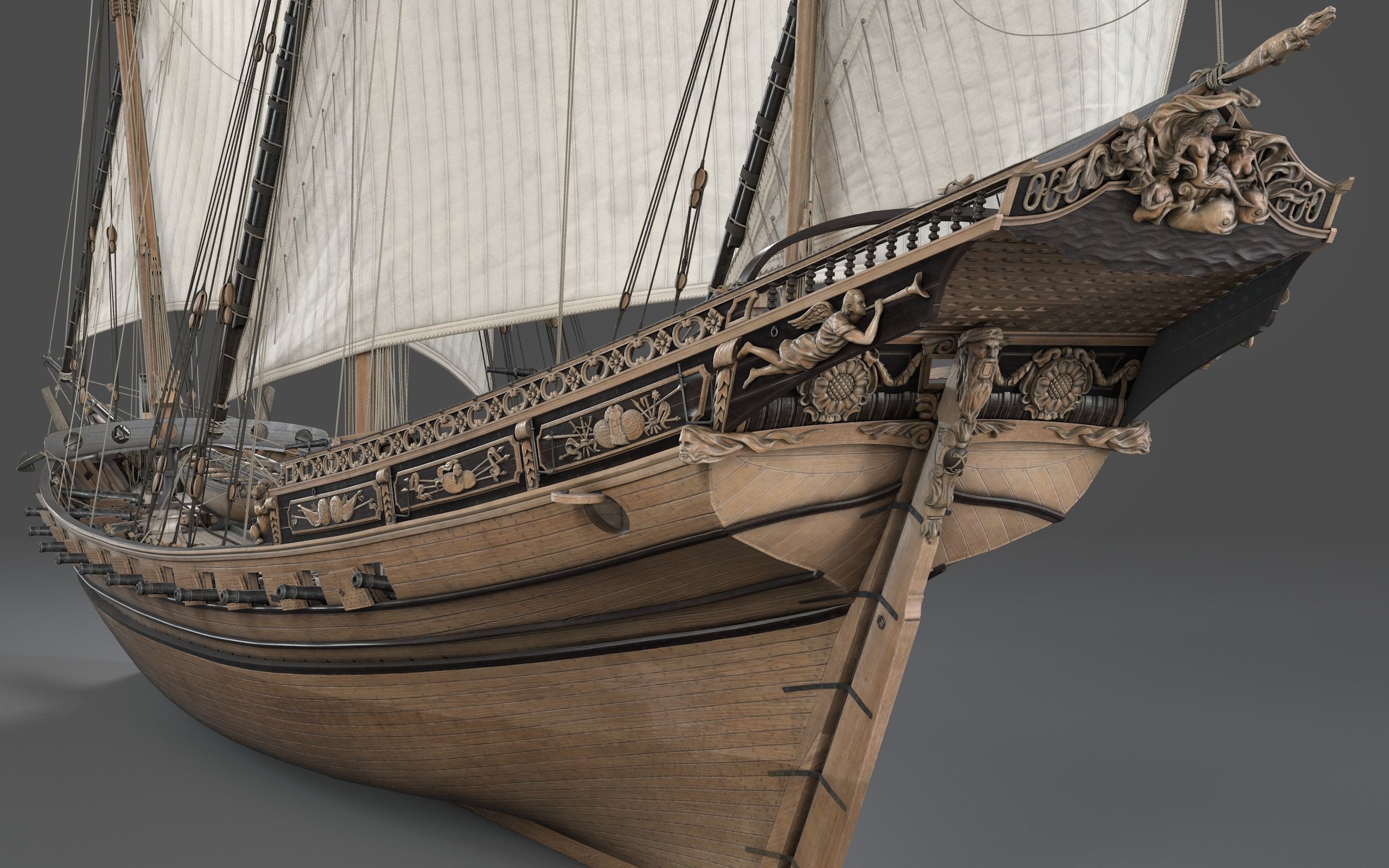Chebec LeRequin Ship 3D model_11