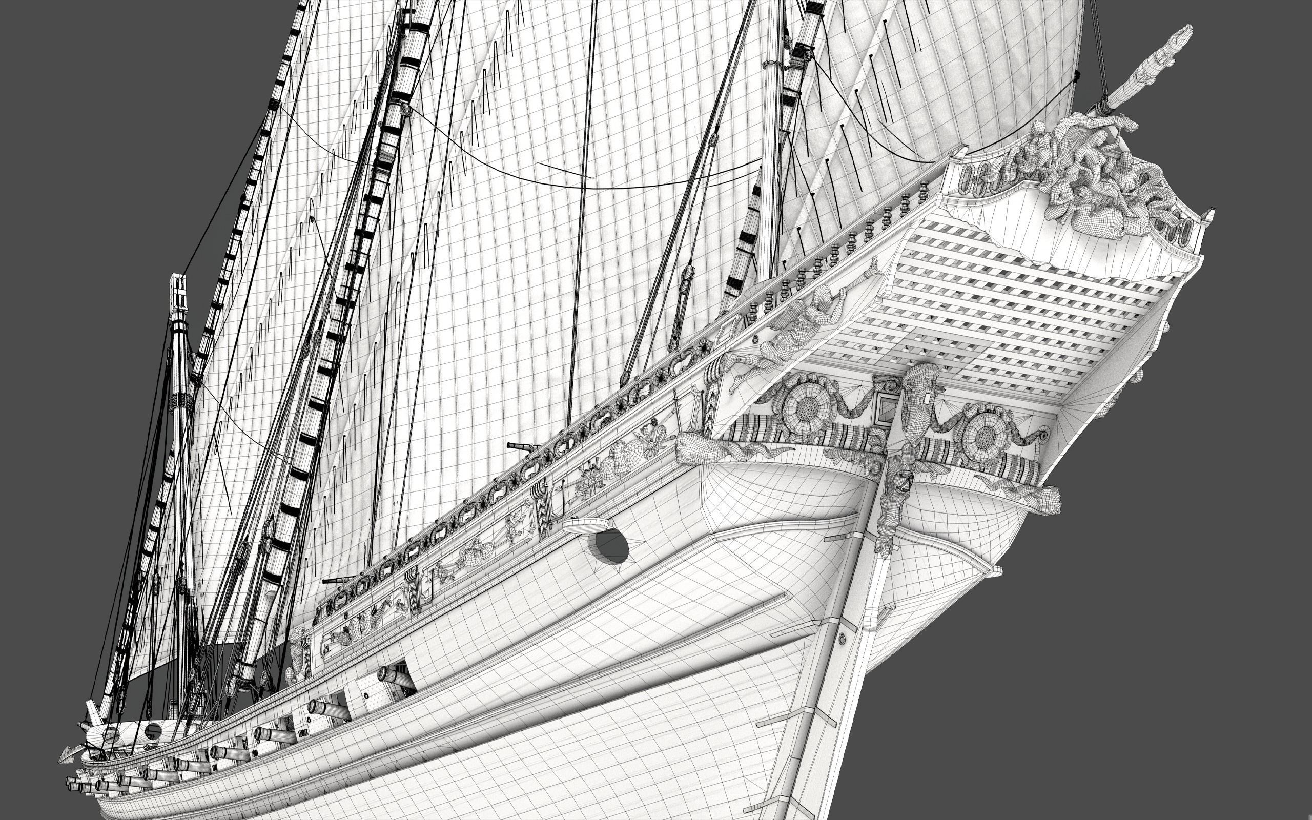 Chebec LeRequin Ship 3D model_18