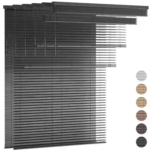 Wooden Venetian Blinds Bandalux set 02