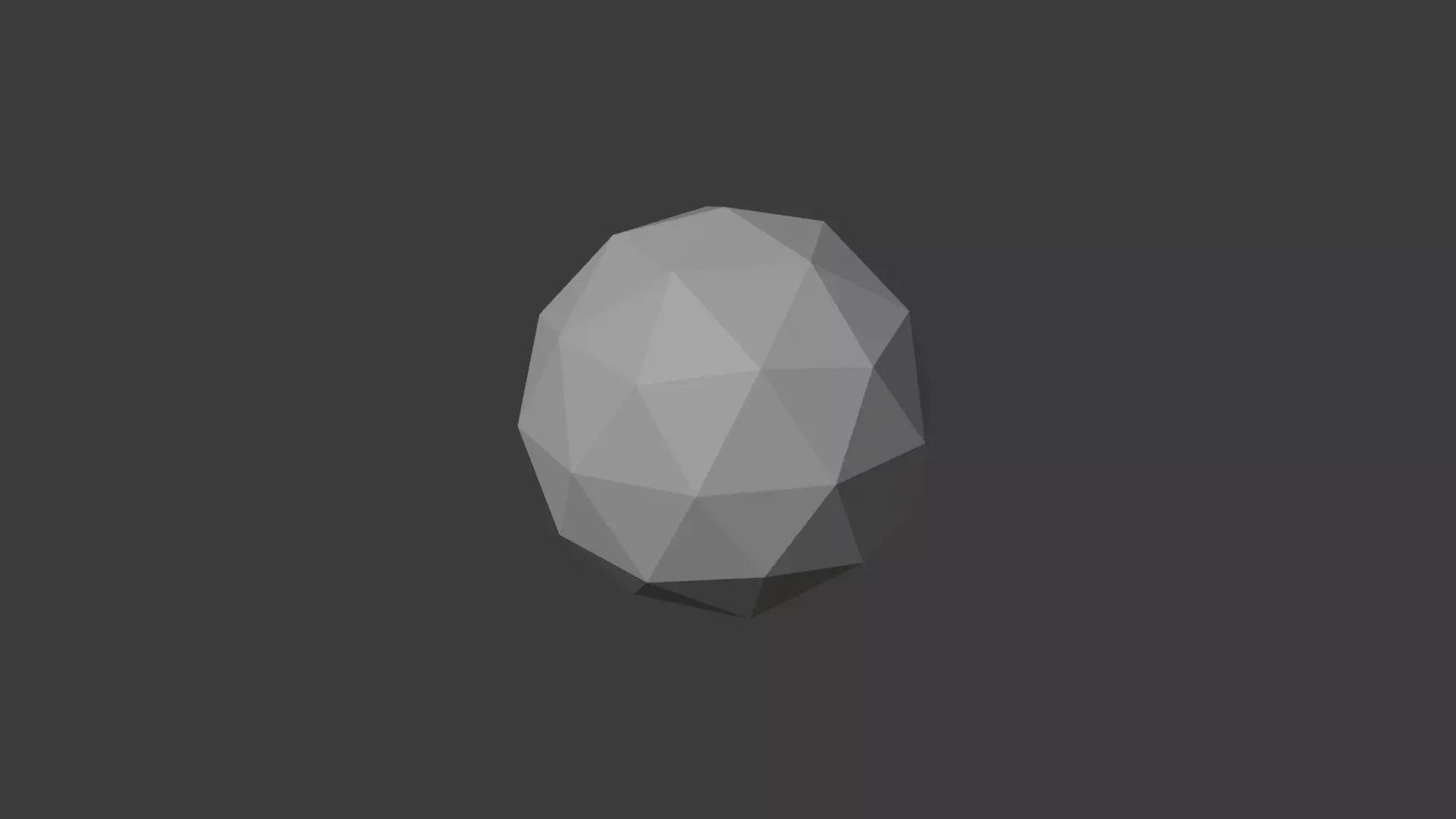 Convex polyhedron mathematical example Free low-poly 3D model_0