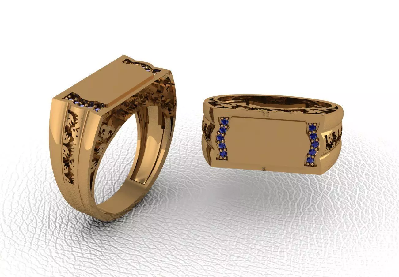 Man ring 105 3D print model_0
