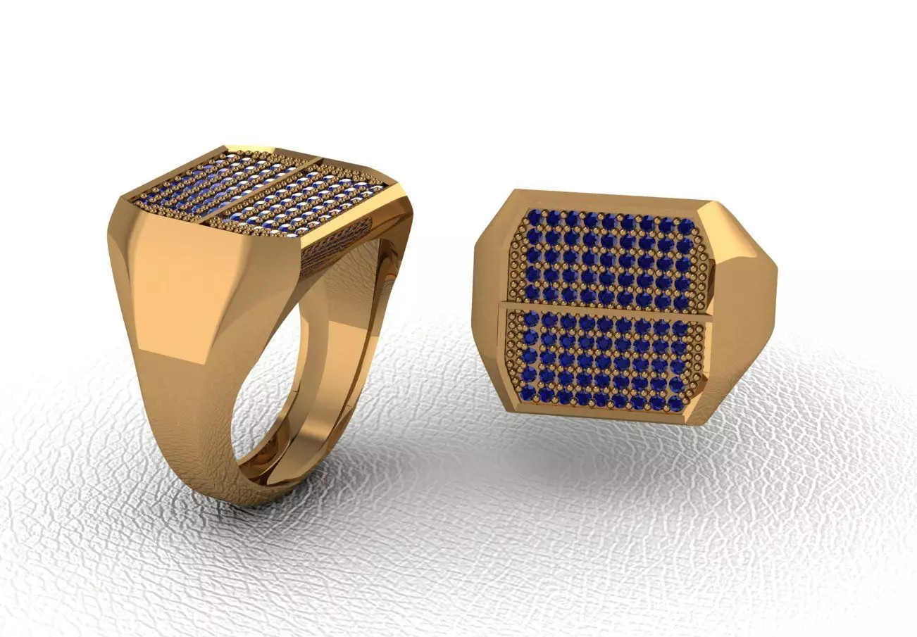 Man ring 131 3D print model_0