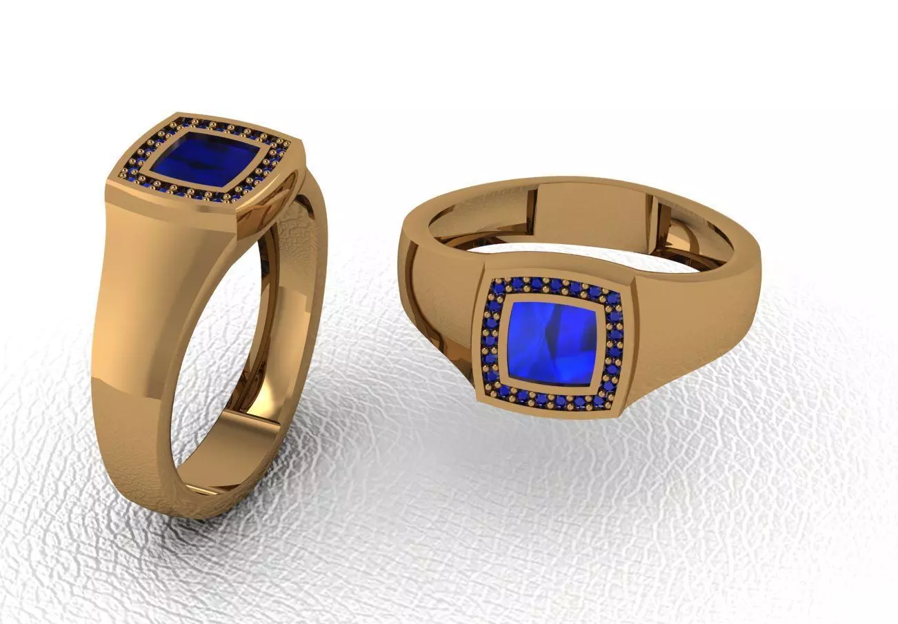 Man ring 137 3D print model_0