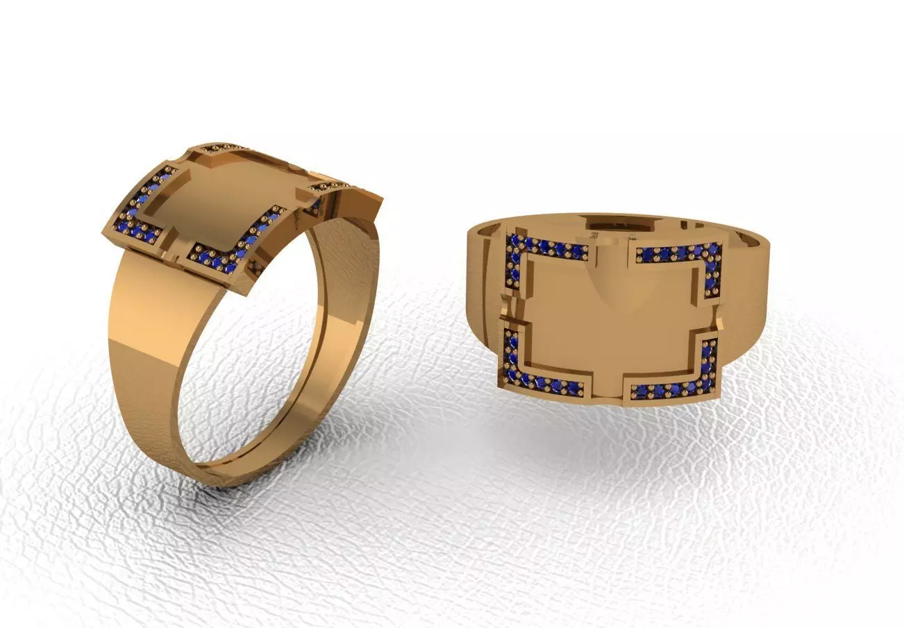 Man ring 140 3D print model_0