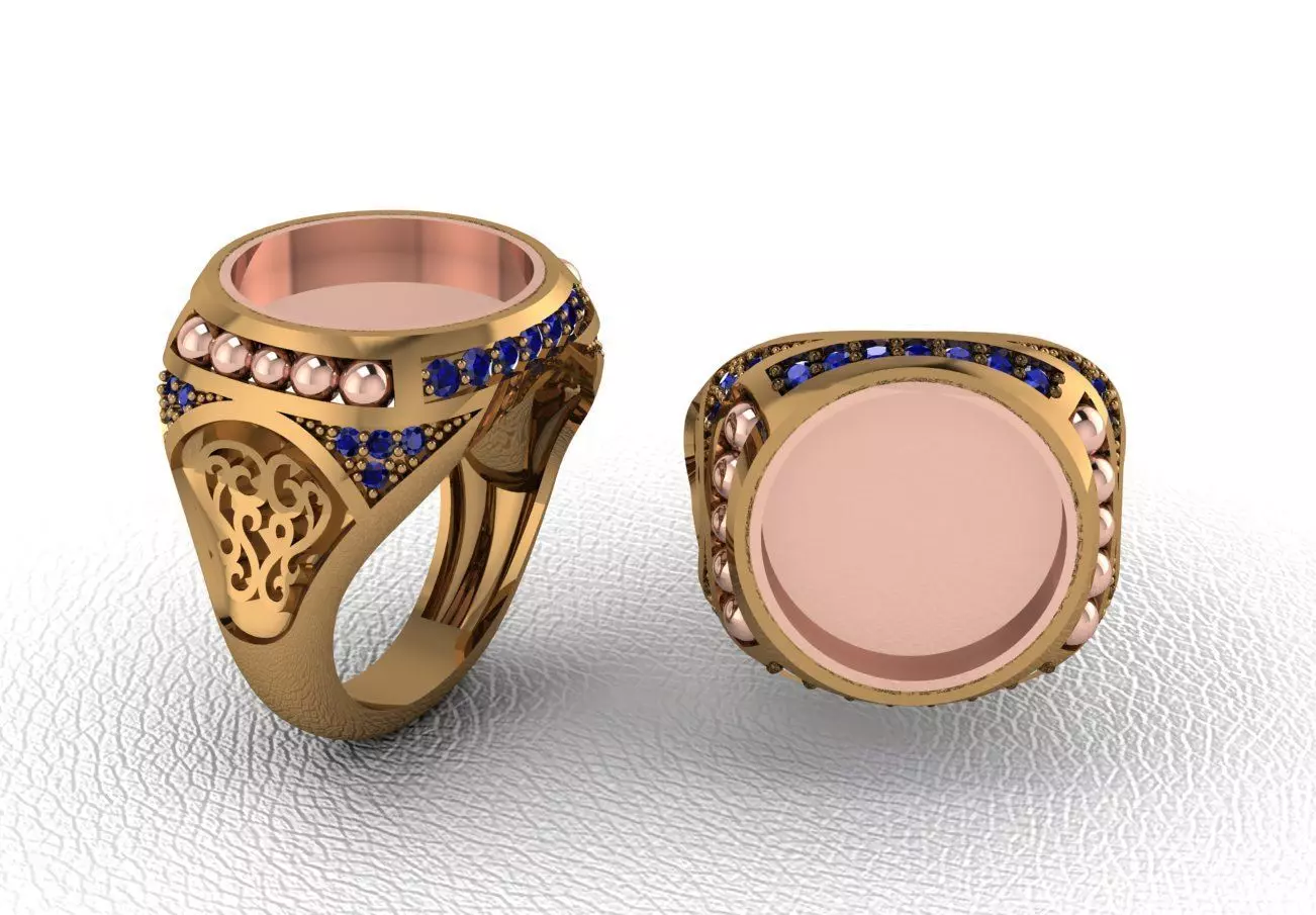 Man ring 155 3D print model_0