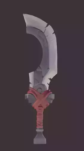 Stelezed sword Free low-poly 3D model