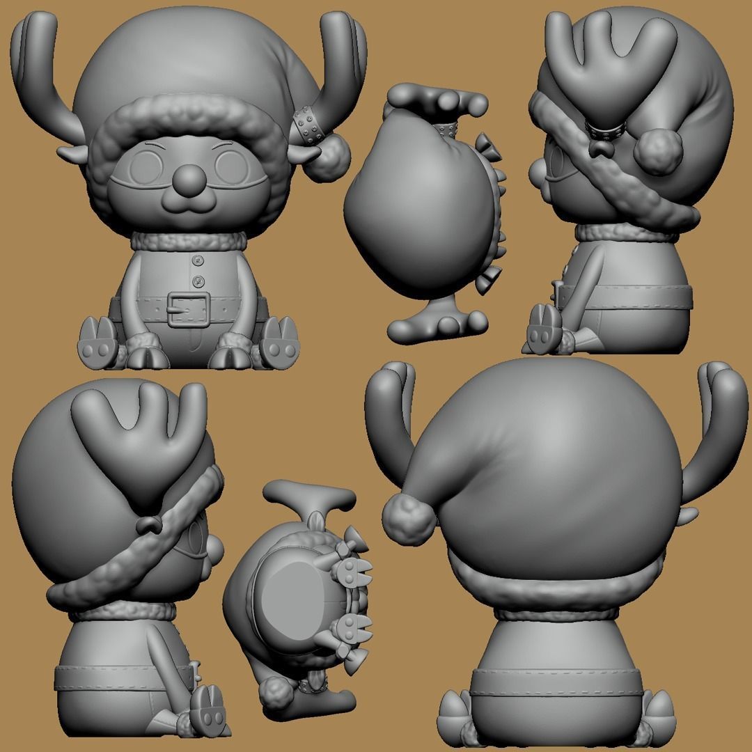 Christmas Chopper 3D print model_2