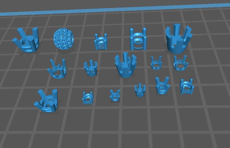 earrings pack 3D print model_1