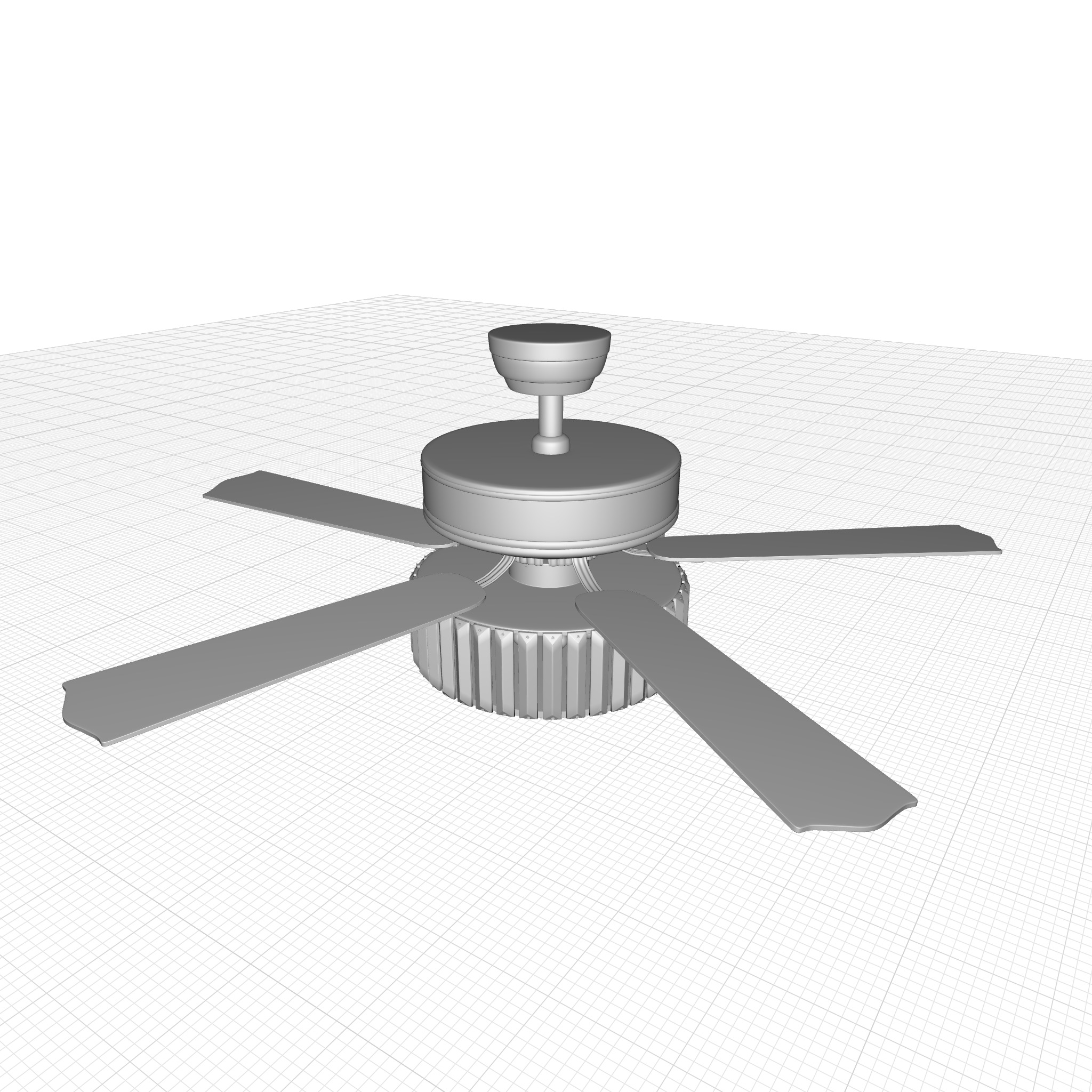 Ellefson Ceiling Fan Light  3D model_4