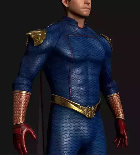 Homelander 3d model Low-poly 3D model