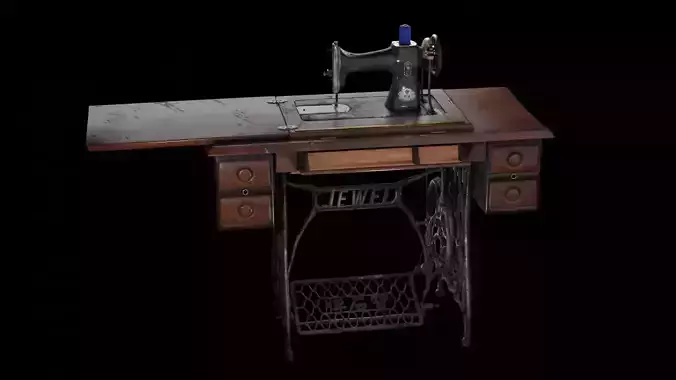 sewing machine 3D model