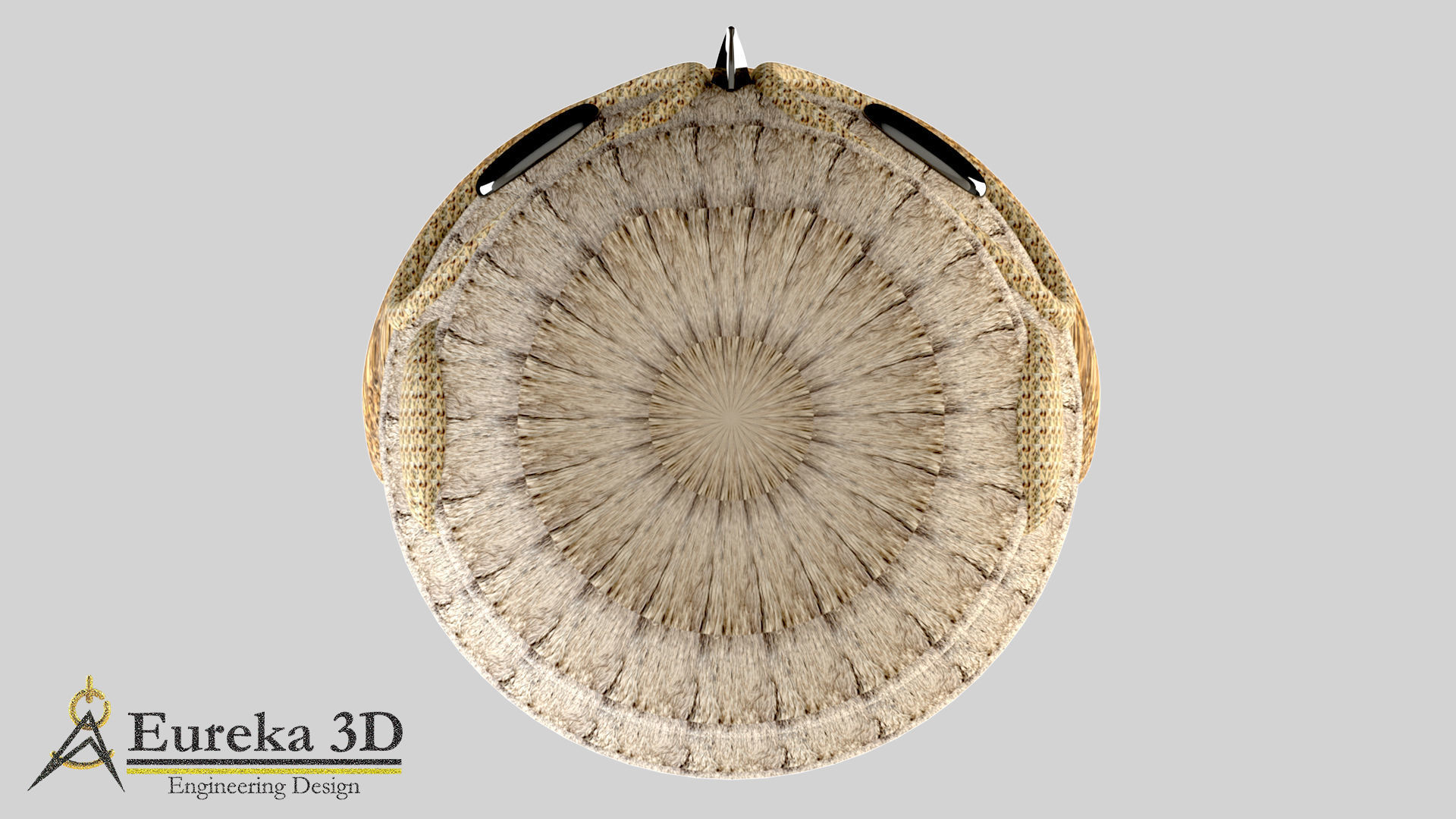 Owl flowerpot 3D print model_9