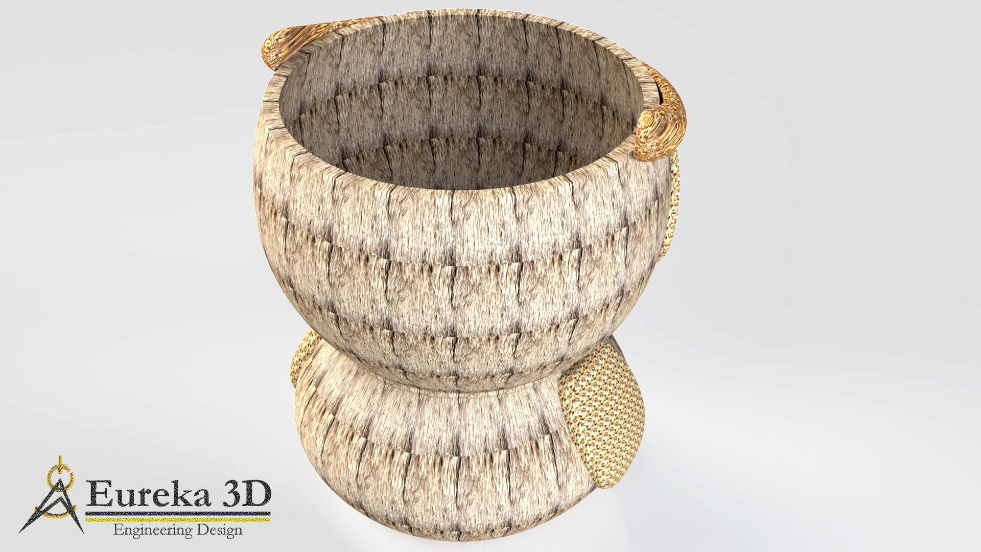 Owl flowerpot 3D print model_5