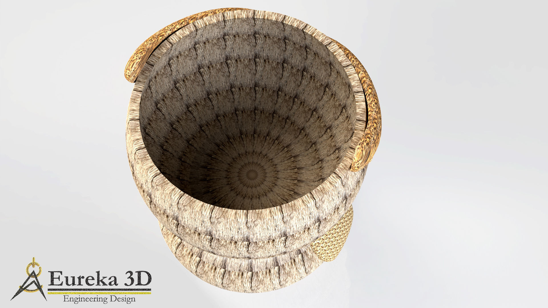 Owl flowerpot 3D print model_6