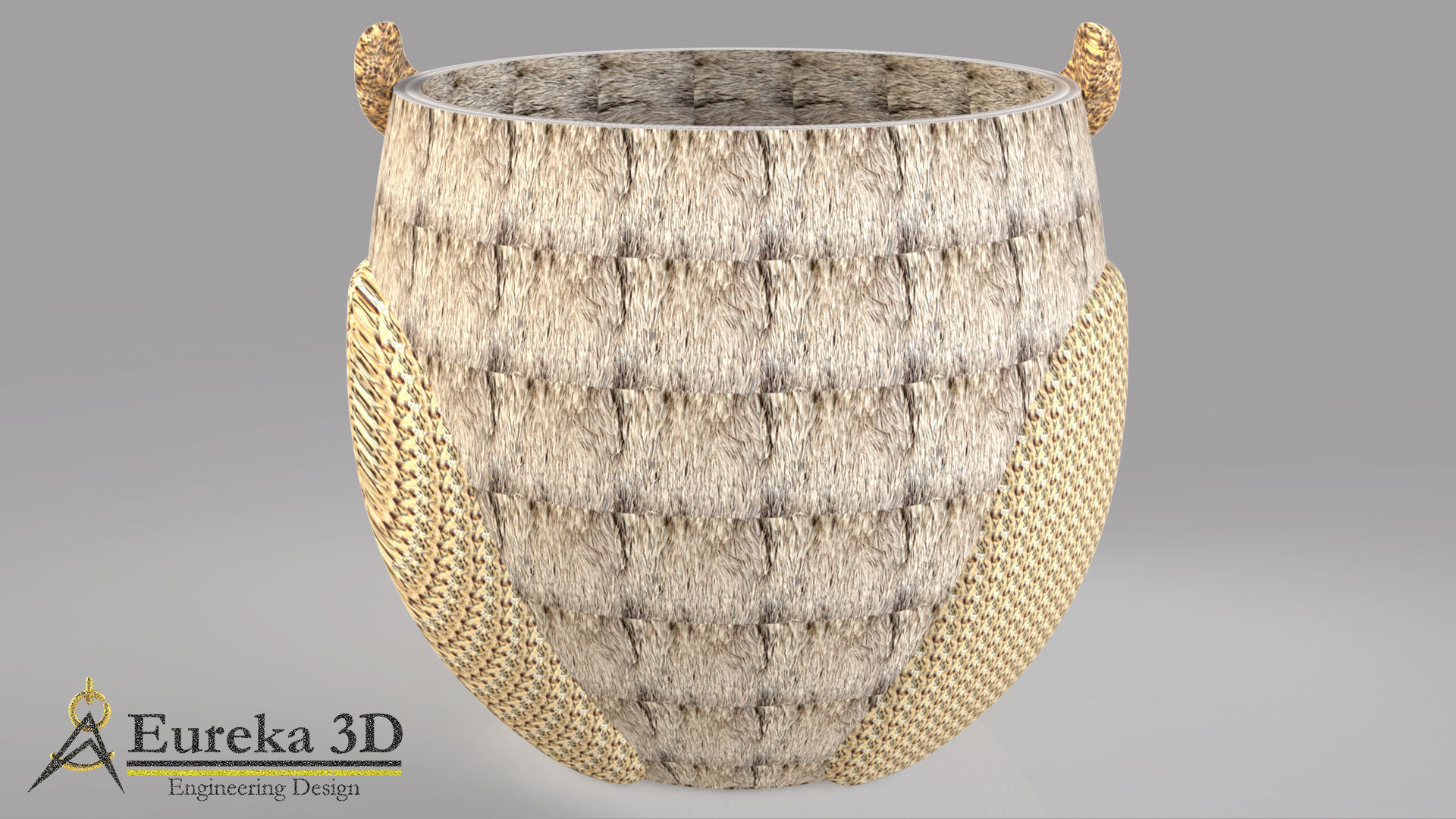 Owl flowerpot 2 3D print model_11