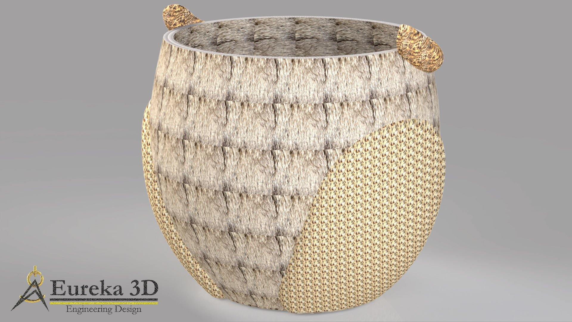 Owl flowerpot 2 3D print model_3