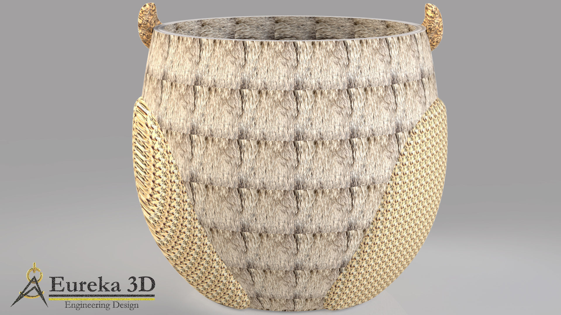 Owl flowerpot 2 3D print model_9