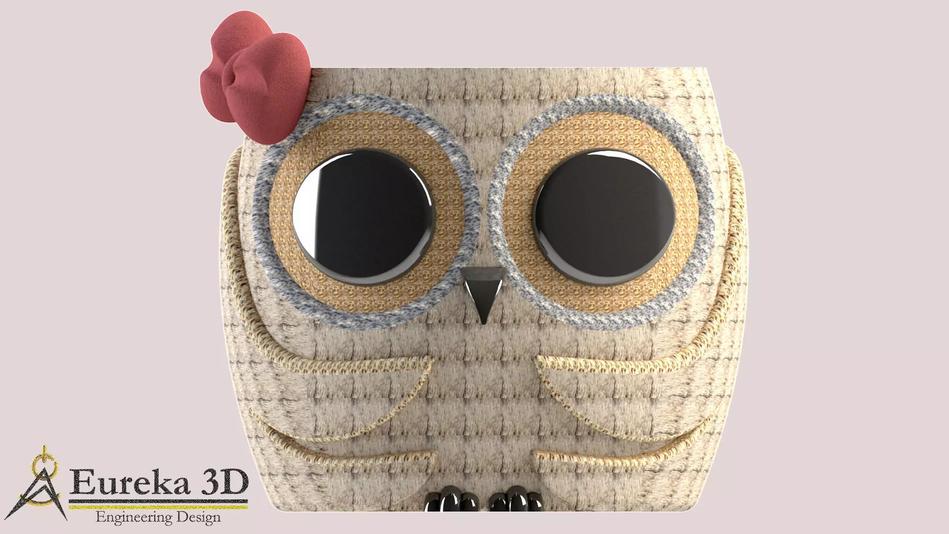 Owl flowerpot 3 3D print model_0