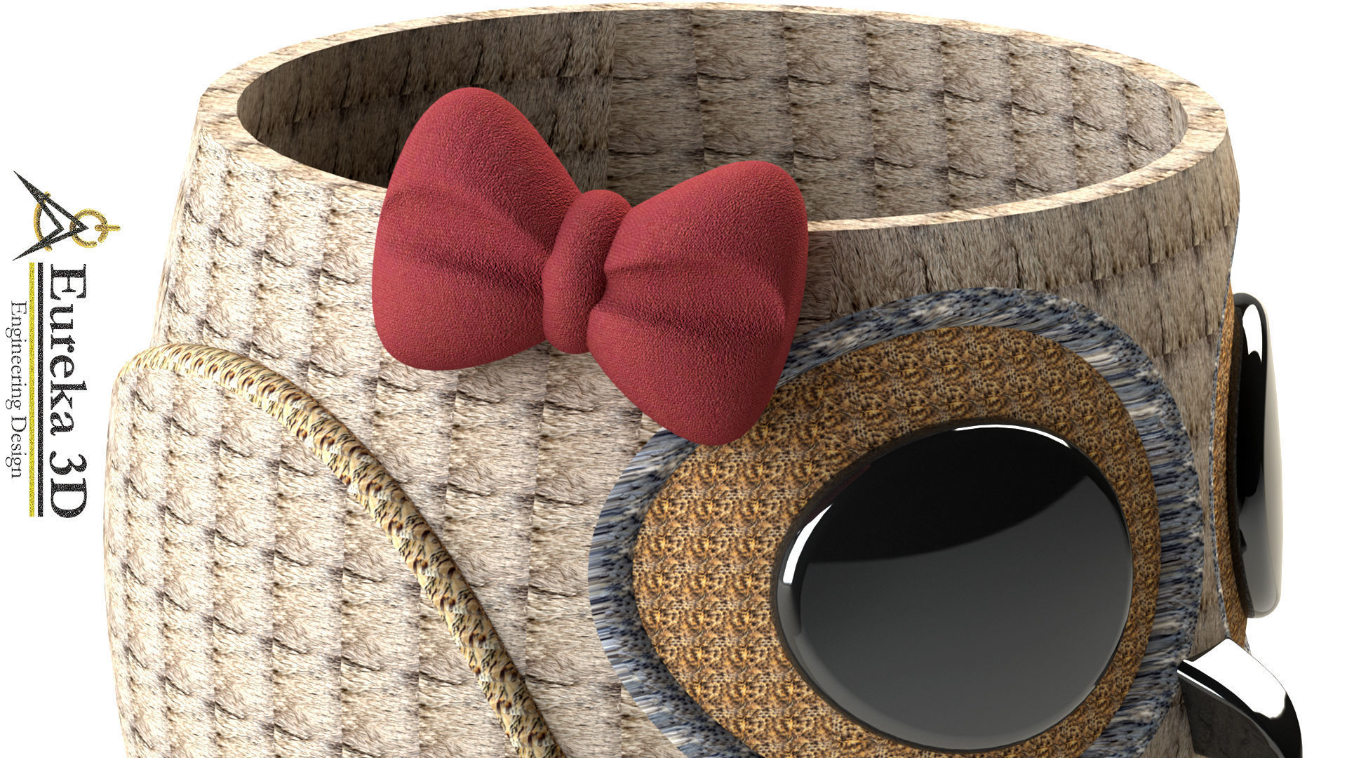 Owl flowerpot 3 3D print model_10