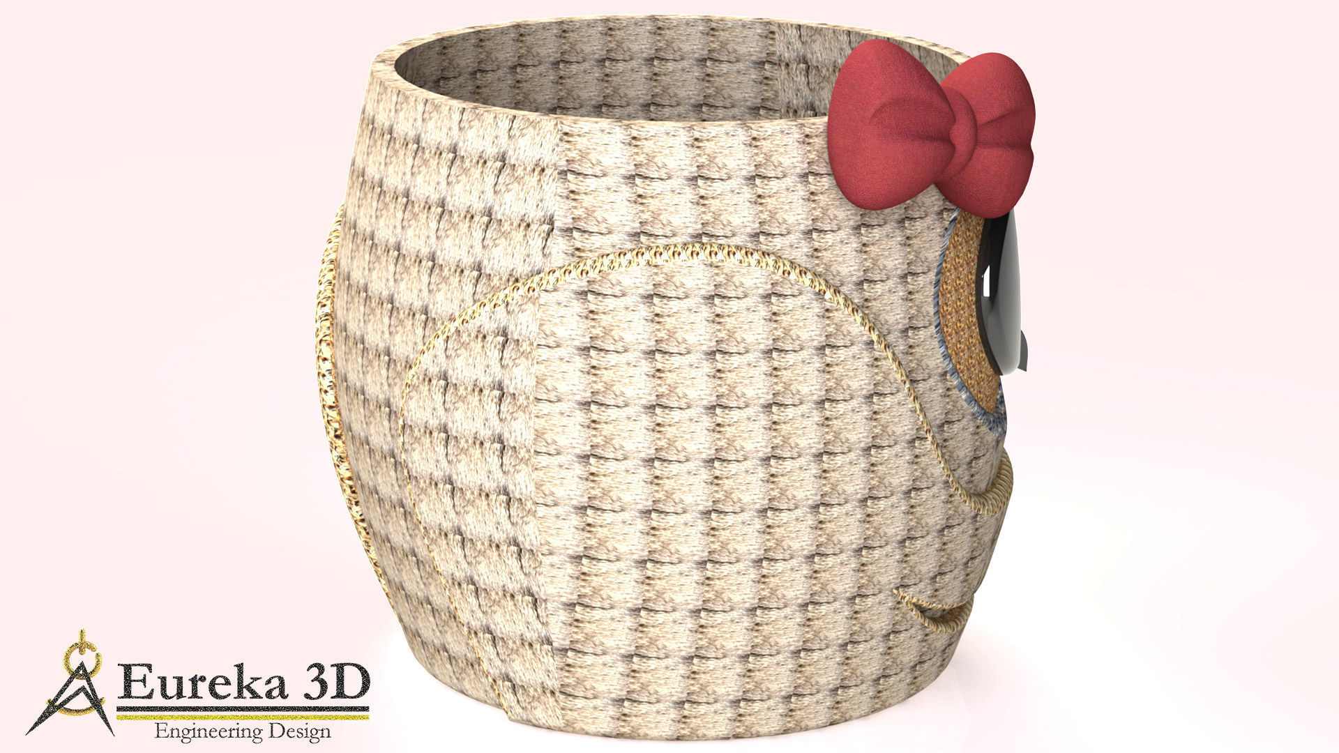 Owl flowerpot 3 3D print model_8