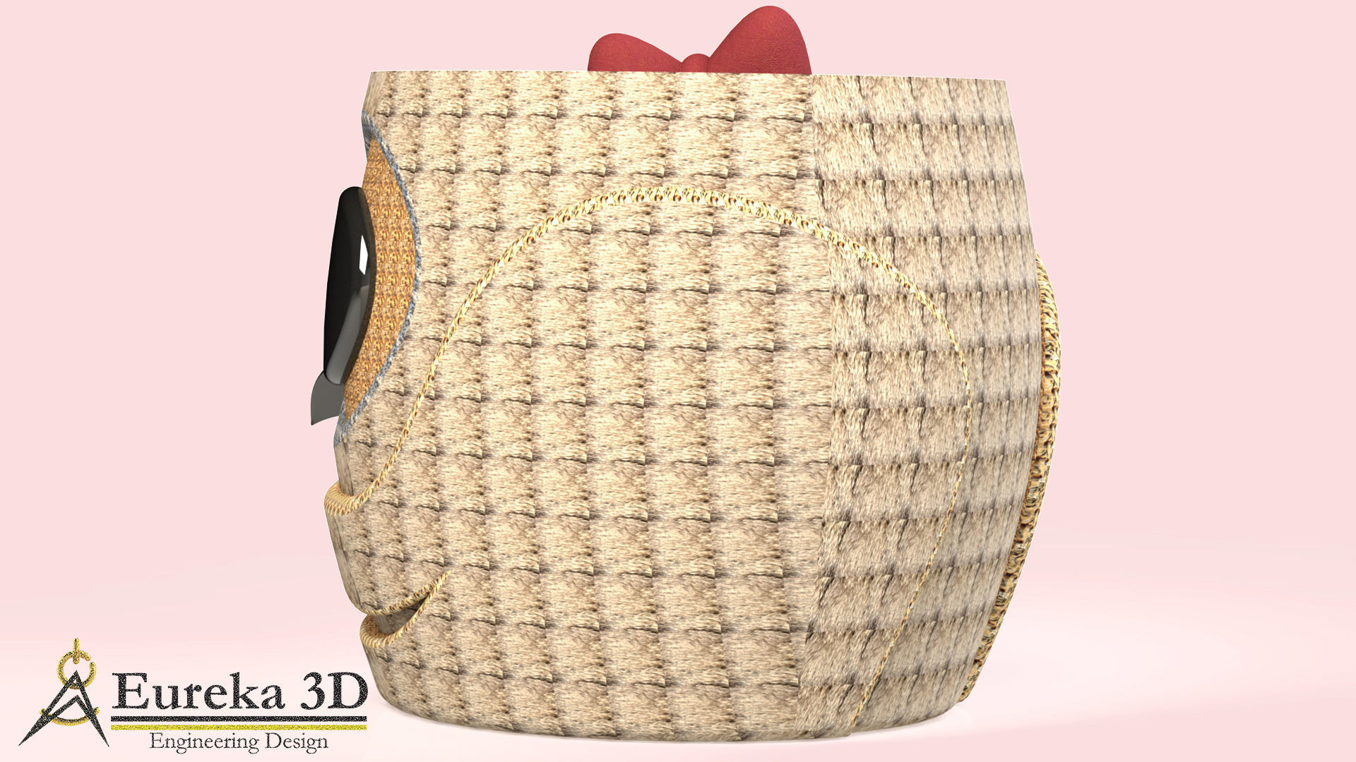 Owl flowerpot 3 3D print model_6