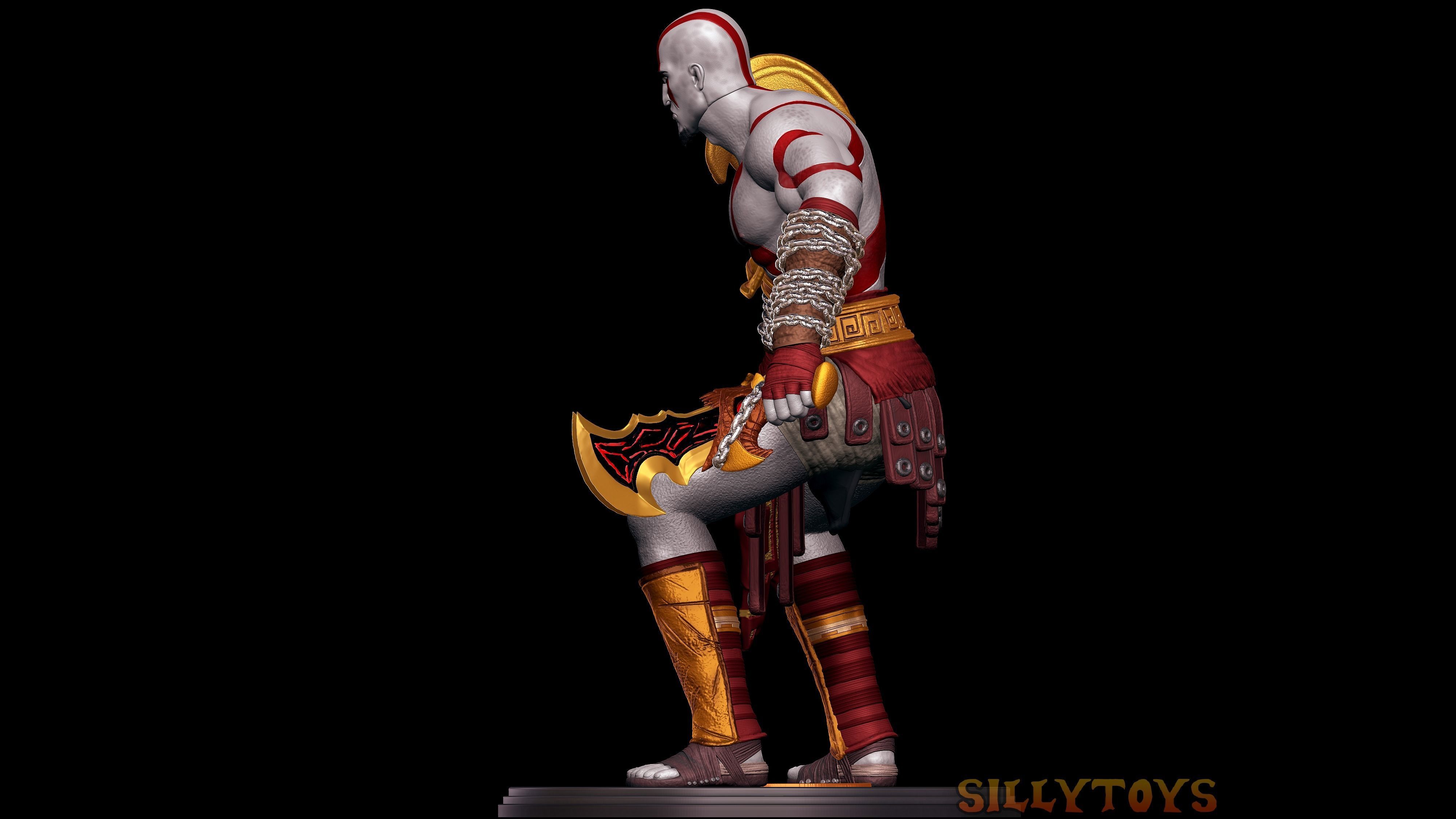 Kratos - God of War 3 3D print model_3