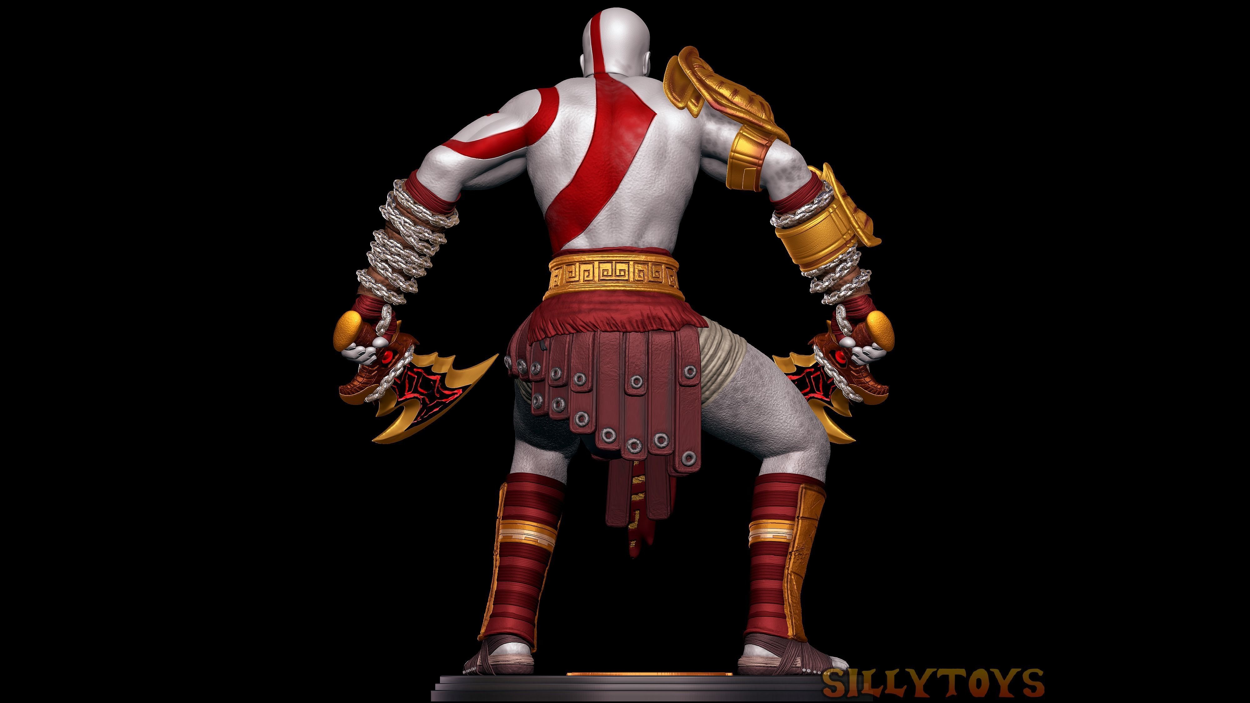 Kratos - God of War 3 3D print model_2
