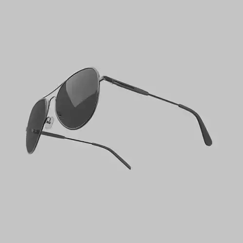Aviator Sunglass 3D model 3D model