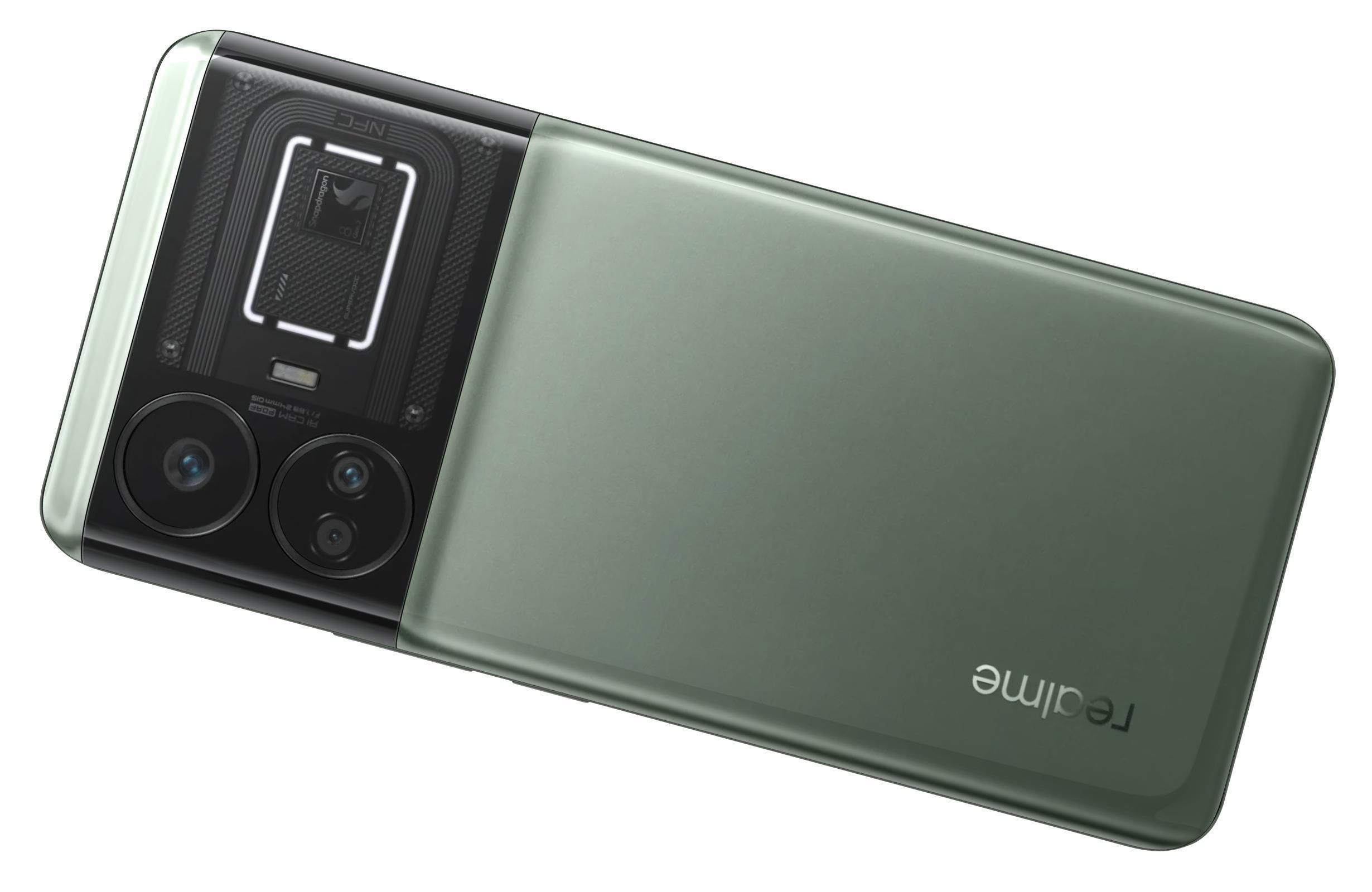 Realme GT5 Green 3D model_11