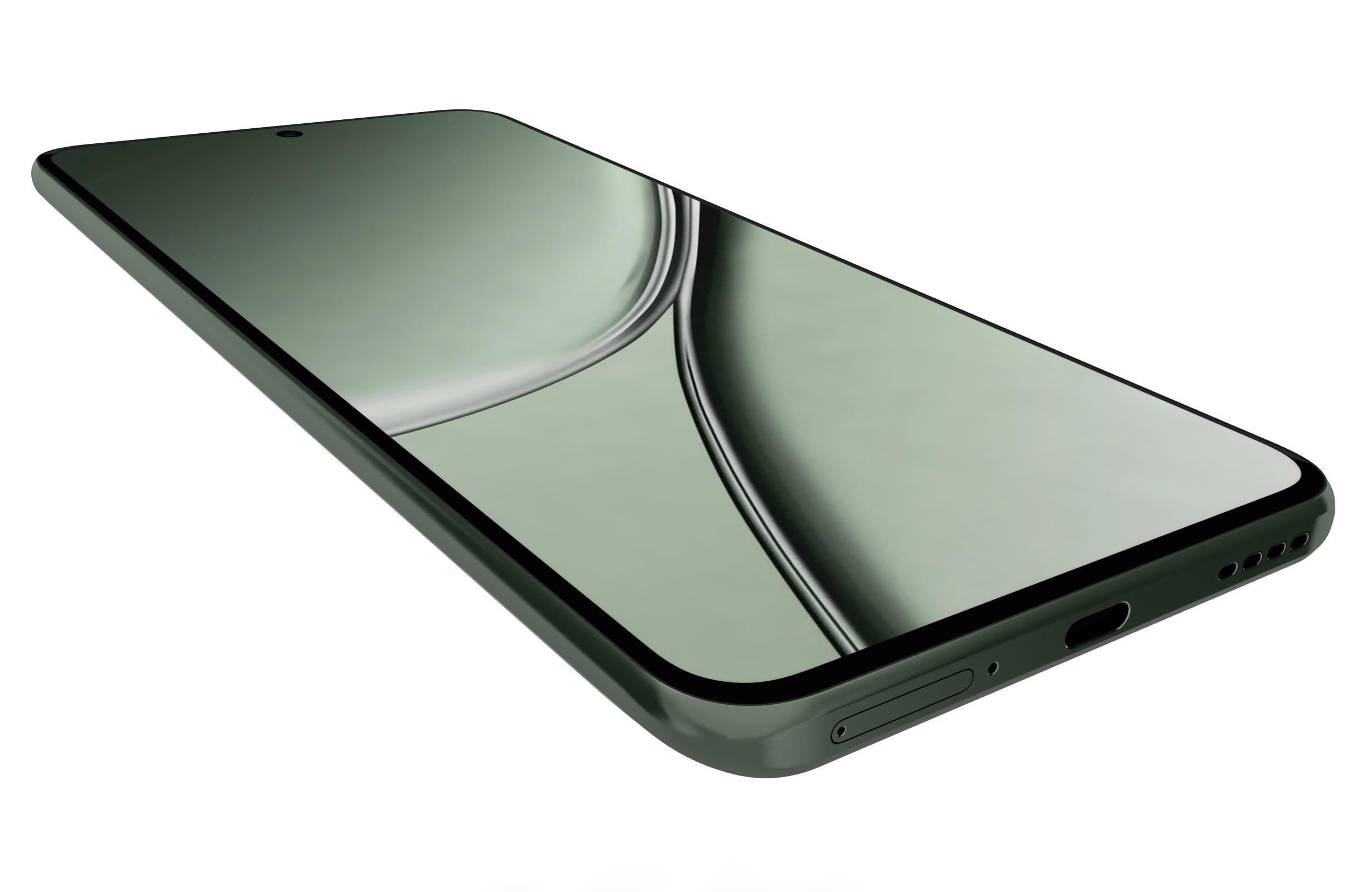 Realme GT5 Green 3D model_10