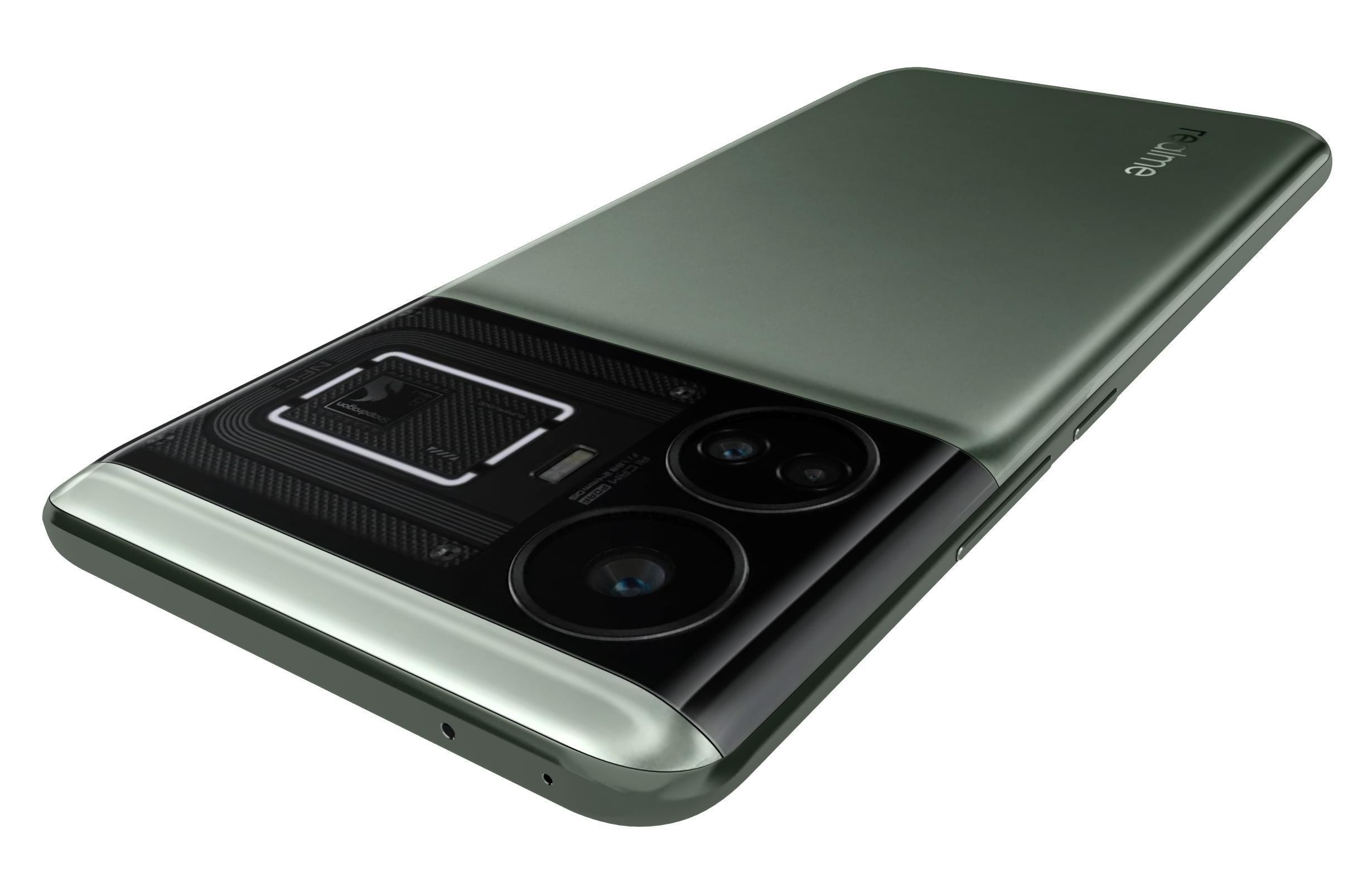 Realme GT5 Green 3D model_15