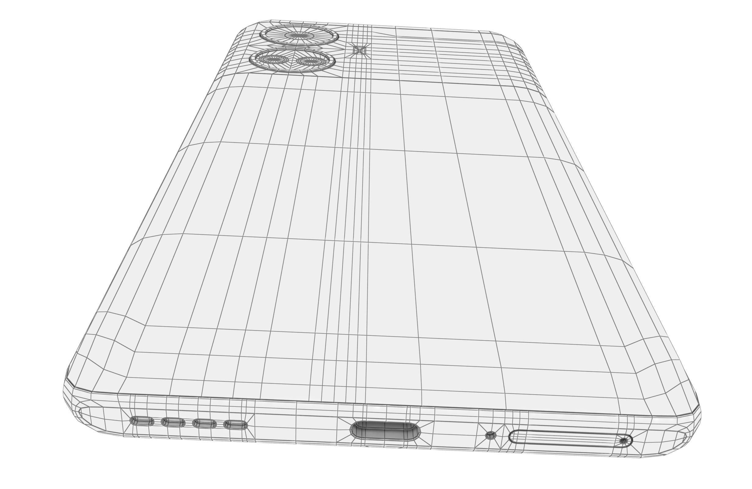 Realme GT5 White 3D model_23