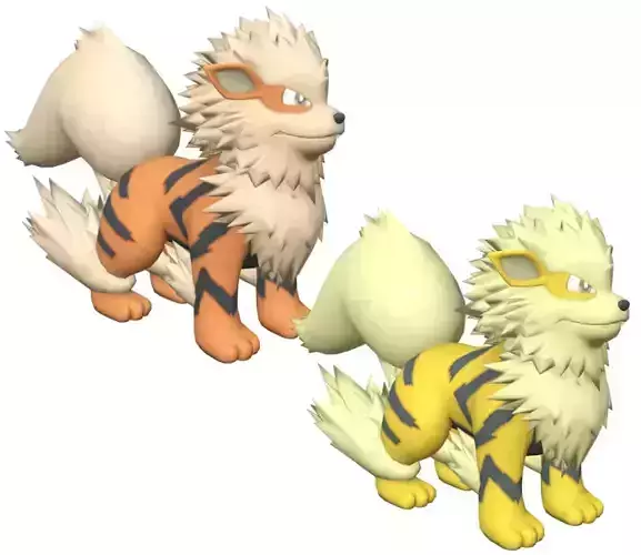 Pokemon Arcanine Modelo