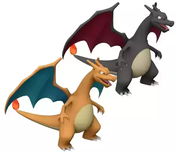 Modelo 3d Pokemon Charizard