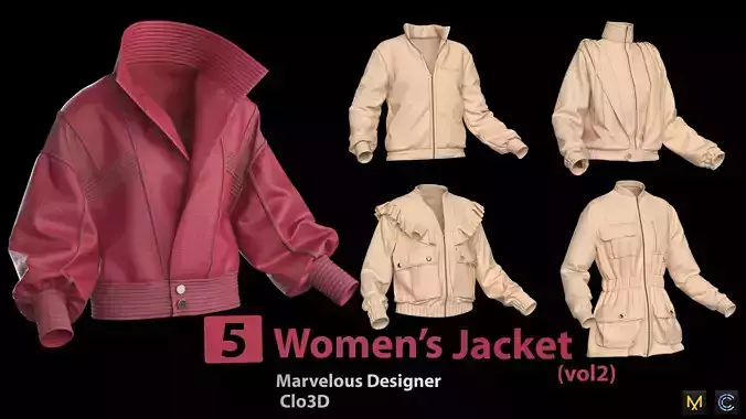 5 Women Jacket -vol2
