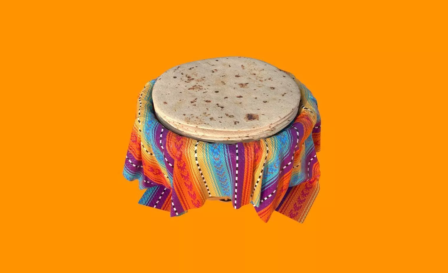 Tortillas - Mexican Food 3D model