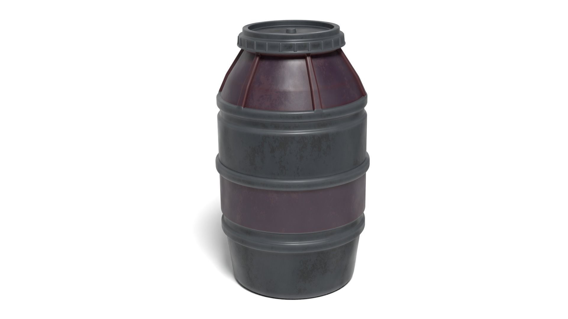 Cargo Container Barrel 1-6 scale Hottoys 3D print model_6