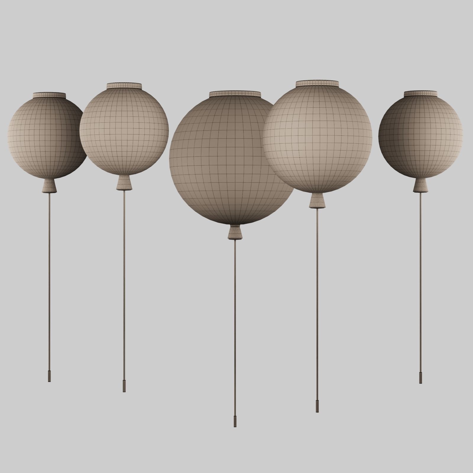 Chandelier for a childrens room Free 3D model_4