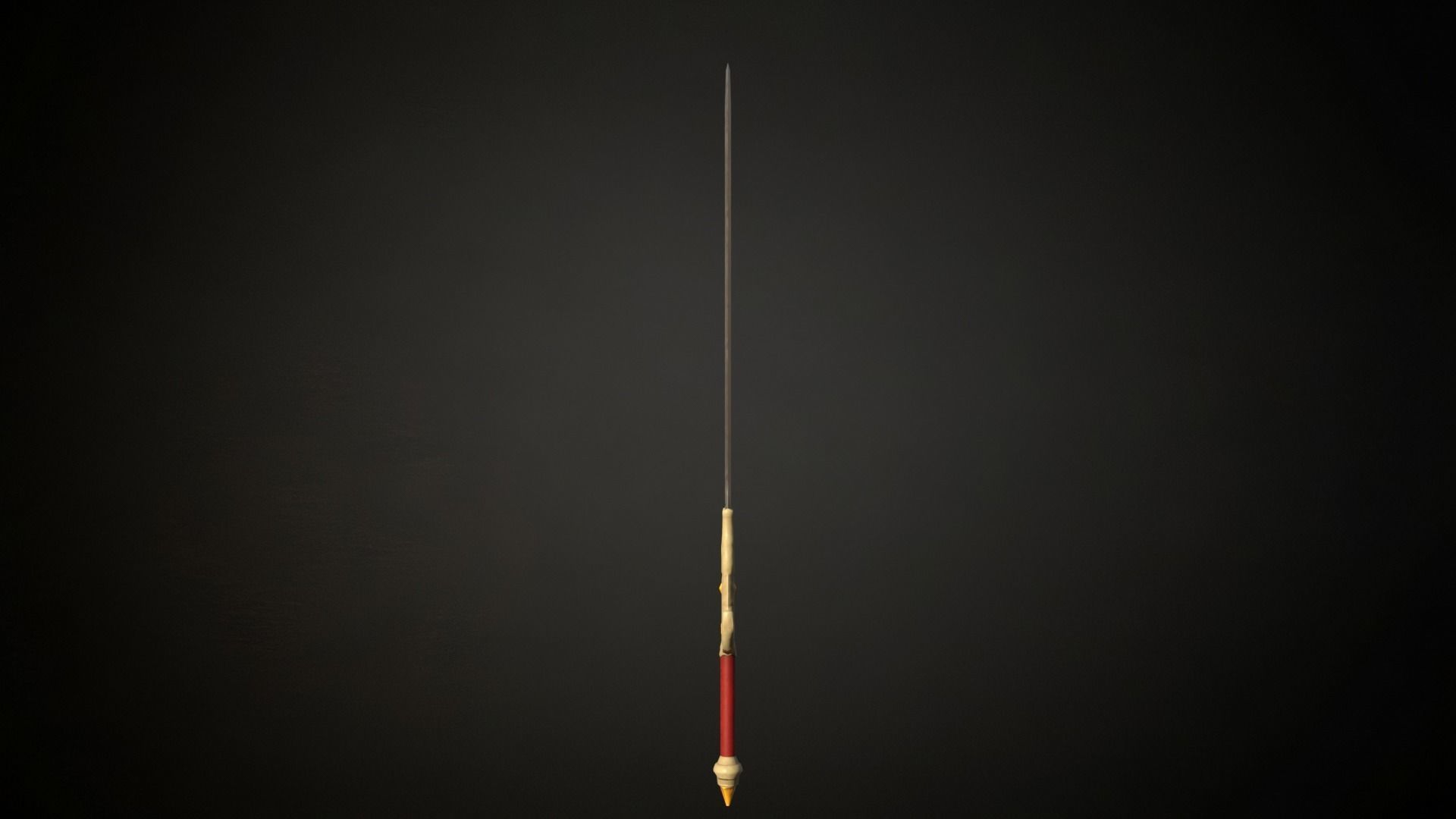 Medieval Fantasy Sword Low-poly 3D model_5