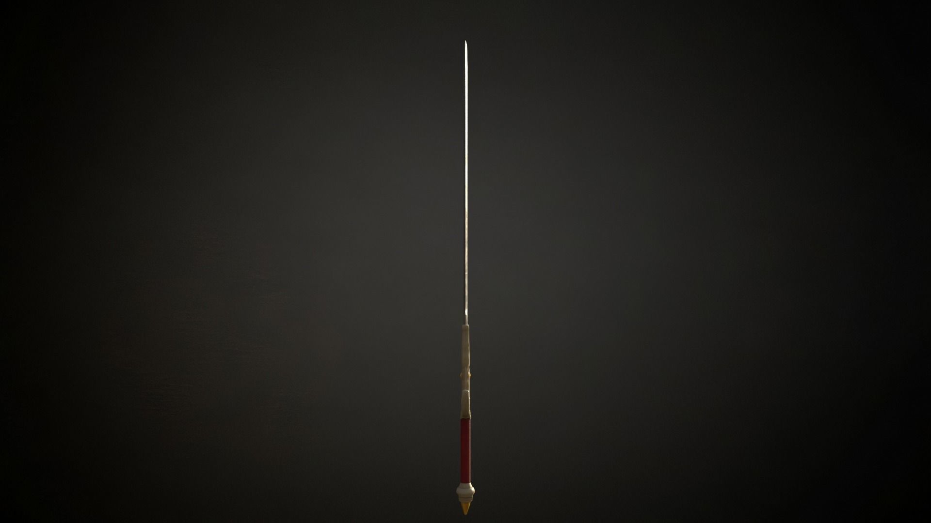 Medieval Fantasy Sword Low-poly 3D model_8