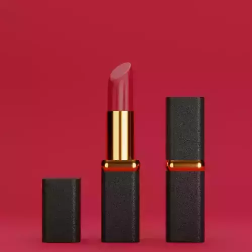 Gliter Lipstick 3D Model