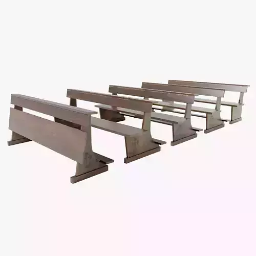 Wooden Church Benches