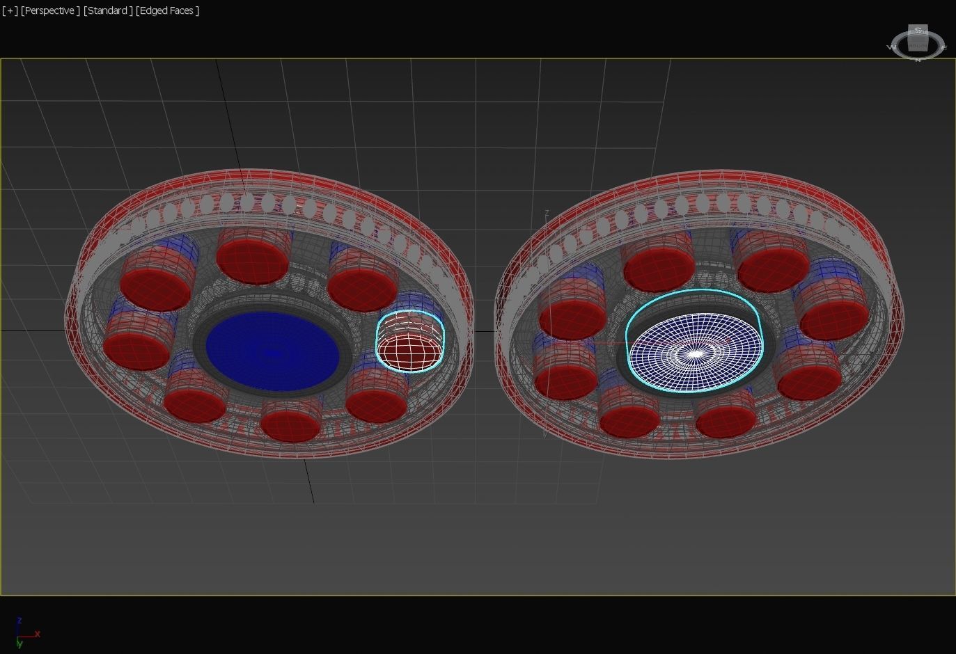 Suspended Inverter Magnet Motor - Concept 3D print model_19